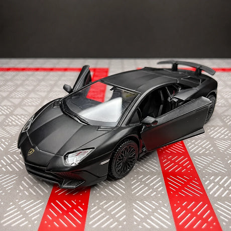 [TOY] 1:36 Lamborghini 2016 Aventador LP750-4 SV Black Model Car Die-Cast