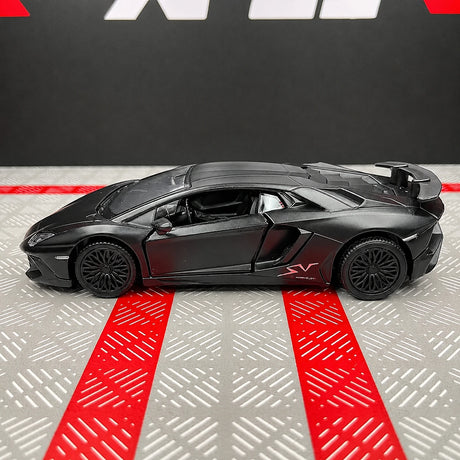 [TOY] 1:36 Lamborghini 2016 Aventador LP750-4 SV Black Model Car Die-Cast
