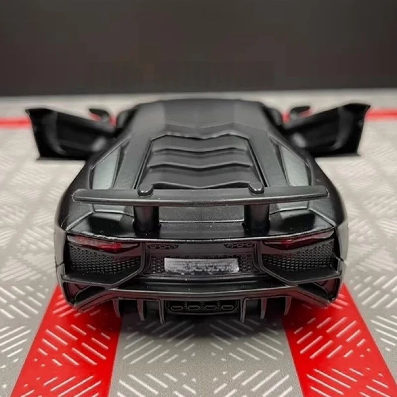 [TOY] 1:36 Lamborghini 2016 Aventador LP750-4 SV noir voiture miniature Die-Cast