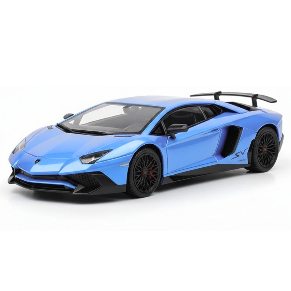 [TOY] 1:36 Lamborghini 2016 Aventador LP750-4 SV Blue Model Car Die-Cast