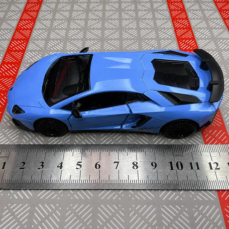 [TOY] 1:36 Lamborghini 2016 Aventador LP750-4 SV Blue Model Car Die-Cast