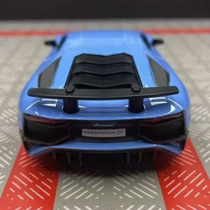 [TOY] 1:36 Lamborghini 2016 Aventador LP750-4 SV Blue Model Car Die-Cast