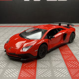 [TOY] 1:36 Lamborghini 2016 Aventador LP750-4 SV Red Model Car Die-Cast