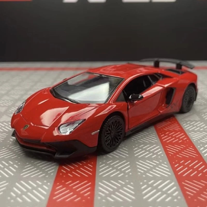 [TOY] 1:36 Lamborghini 2016 Aventador LP750-4 SV Red Model Car Die-Cast