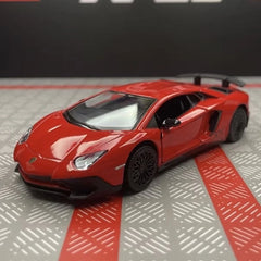 [TOY] 1:36 Lamborghini 2016 Aventador LP750-4 SV Red Model Car Die-Cast