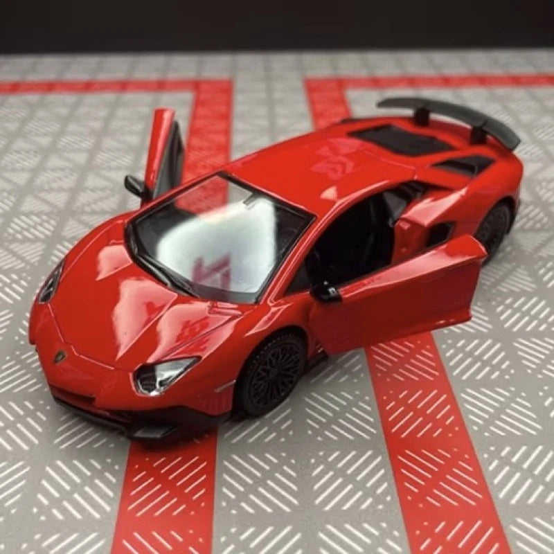 [TOY] 1:36 Lamborghini 2016 Aventador LP750-4 SV Red Model Car Die-Cast