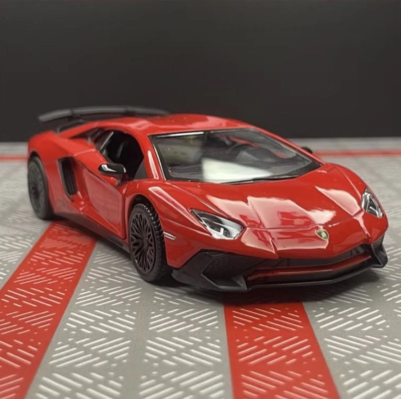 [TOY] 1:36 Lamborghini 2016 Aventador LP750-4 SV Red Model Car Die-Cast