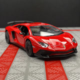 [TOY] 1:36 Lamborghini 2016 Aventador LP750-4 SV Red Model Car Die-Cast