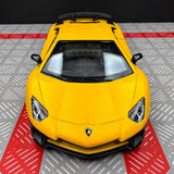 [TOY] 1:36 Lamborghini 2016 Aventador LP750-4 SV Yellow Model Car Die-Cast