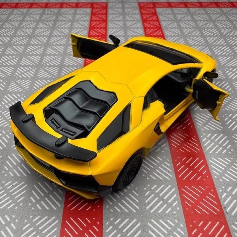 [TOY] 1:36 Lamborghini 2016 Aventador LP750-4 SV Yellow Model Car Die-Cast