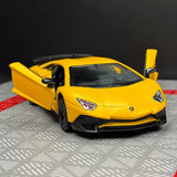 [TOY] 1:36 Lamborghini 2016 Aventador LP750-4 SV Yellow Model Car Die-Cast