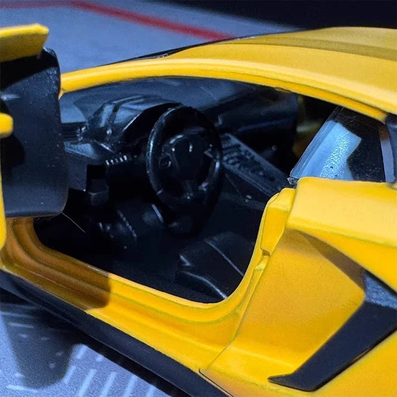 [TOY] 1:36 Lamborghini 2016 Aventador LP750-4 SV Yellow Model Car Die-Cast