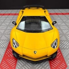 [TOY] 1:36 Lamborghini 2016 Aventador LP750-4 SV Yellow Model Car Die-Cast