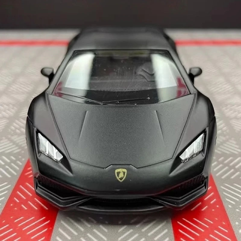 [TOY] 1:36 Lamborghini 2016 Huracan LP610-4 nero modellino di auto Die-Cast