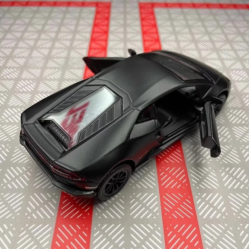 [TOY] 1:36 Lamborghini 2016 Huracan LP610-4 nero modellino di auto Die-Cast