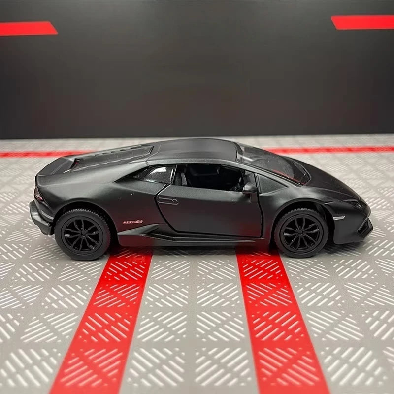 [TOY] 1:36 Lamborghini 2016 Huracan LP610-4 nero modellino di auto Die-Cast
