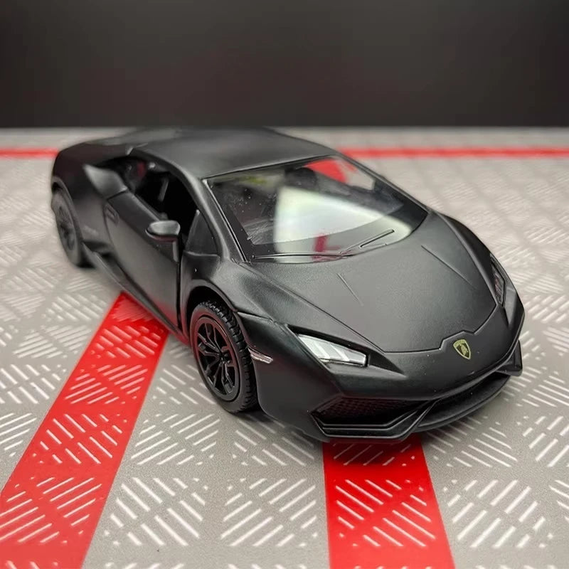 [TOY] 1:36 Lamborghini 2016 Huracan LP610-4 nero modellino di auto Die-Cast
