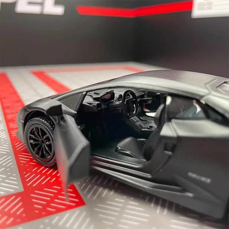 [TOY] 1:36 Lamborghini 2016 Huracan LP610-4 Black Model Car Die-Cast
