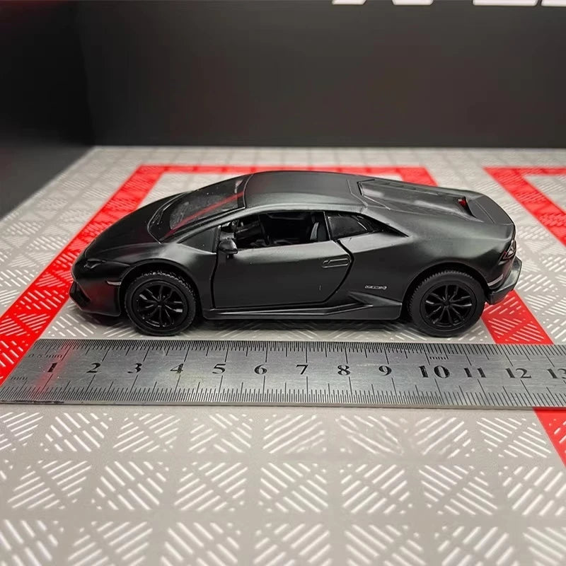 [TOY] 1:36 Lamborghini 2016 Huracan LP610-4 nero modellino di auto Die-Cast