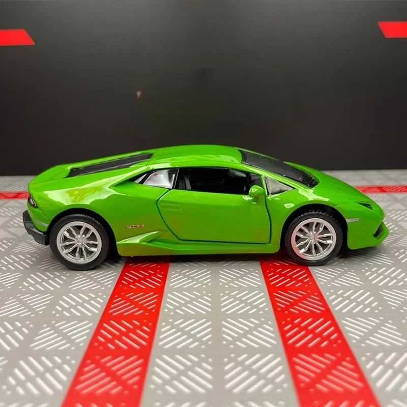 [TOY] 1:36 Lamborghini 2016 Huracan LP610-4 Green Model Car Die-Cast