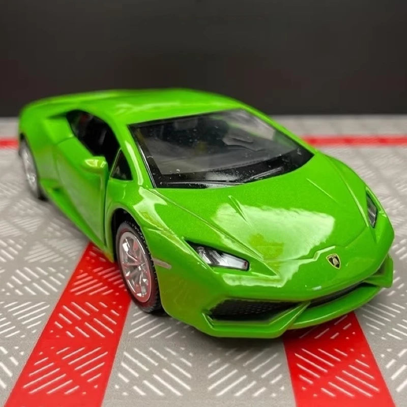 [TOY] 1:36 Lamborghini 2016 Huracan LP610-4 Green Model Car Die-Cast