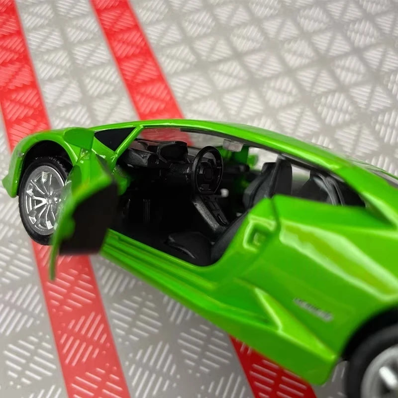 [TOY] 1:36 Lamborghini 2016 Huracan LP610-4 Green Model Car Die-Cast
