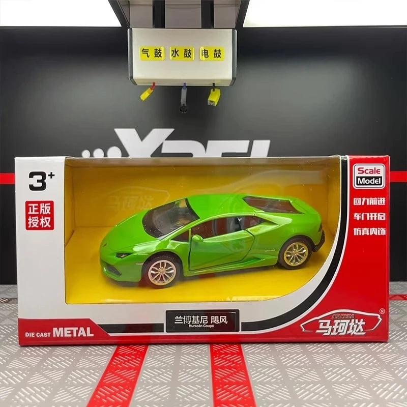 [TOY] 1:36 Lamborghini 2016 Huracan LP610-4 Green Model Car Die-Cast