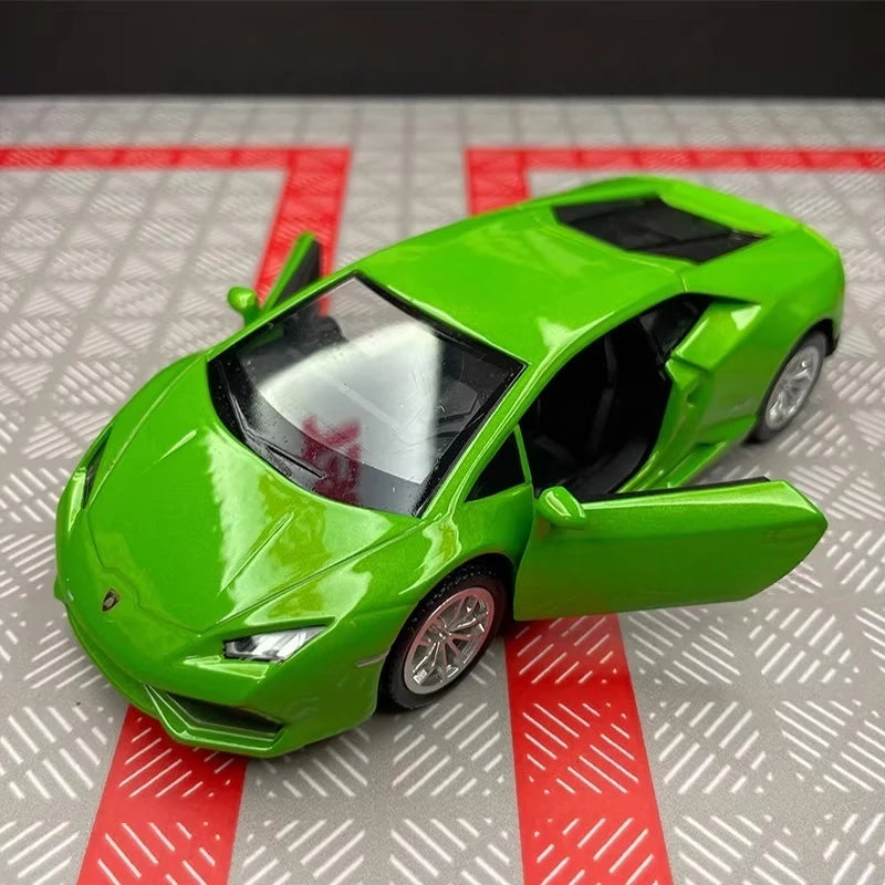 [TOY] 1:36 Lamborghini 2016 Huracan LP610-4 Green Model Car Die-Cast