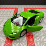 [TOY] 1:36 Lamborghini 2016 Huracan LP610-4 Green Model Car Die-Cast