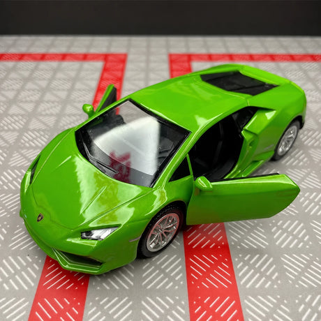 [TOY] 1:36 Lamborghini 2016 Huracan LP610-4 Green Model Car Die-Cast
