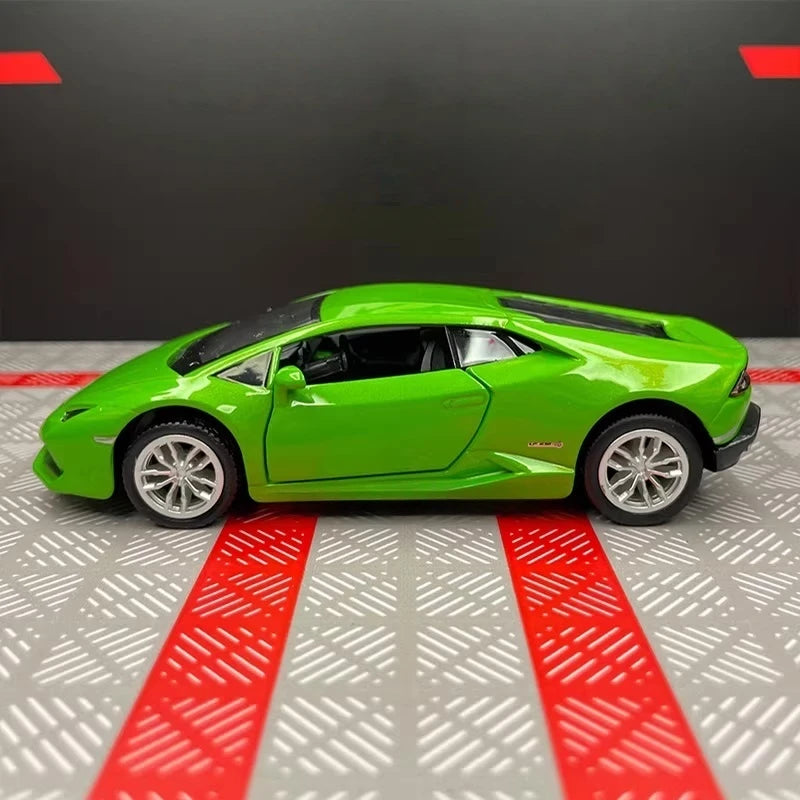 [TOY] 1:36 Lamborghini 2016 Huracan LP610-4 Green Model Car Die-Cast