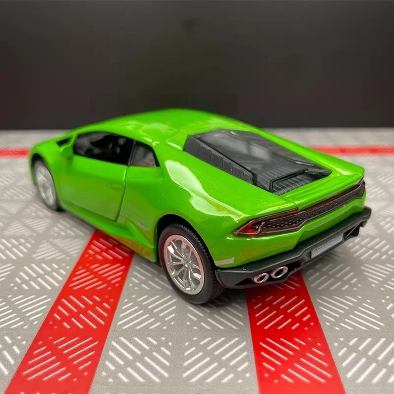 [TOY] 1:36 Lamborghini 2016 Huracan LP610-4 Green Model Car Die-Cast