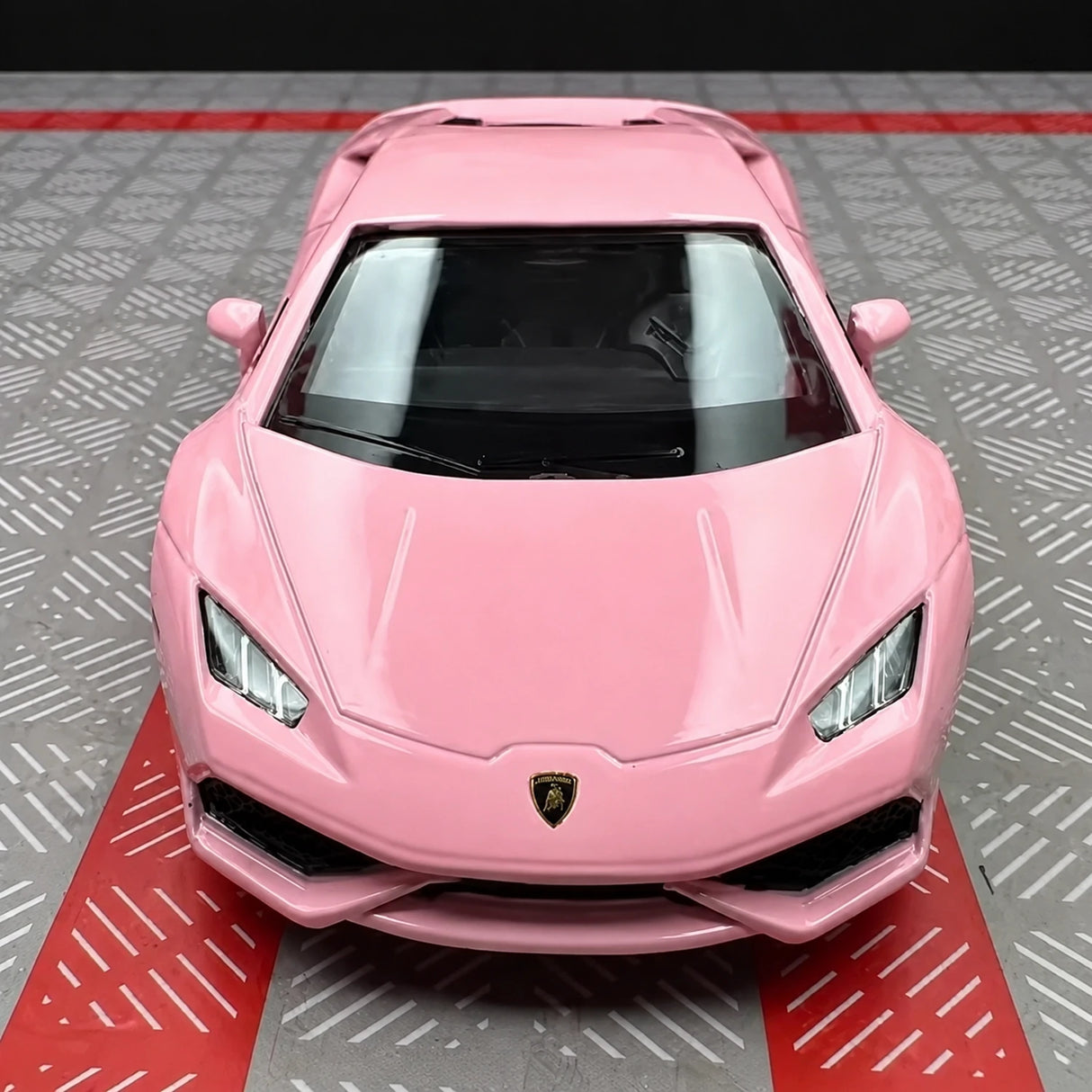 Lamborghini 2016 Huracan LP610-4 rosa 1:36 – modelo de exposição em metal fundido