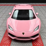 Lamborghini 2016 Huracan LP610-4 rosa 1:36 – modelo de exposição em metal fundido