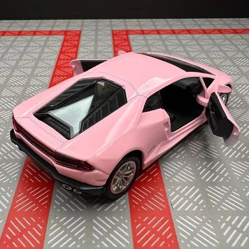 [TOY] 1:36 Lamborghini 2016 Huracan LP610-4 Pink Model Car Die-Cast