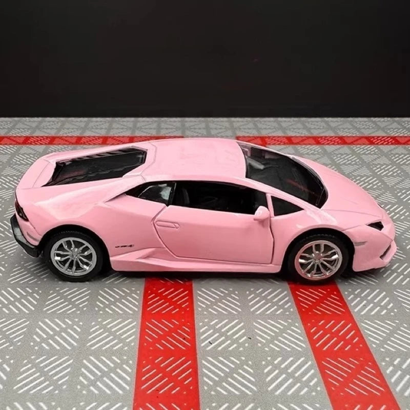 [TOY] 1:36 Lamborghini 2016 Huracan LP610-4 Pink Model Car Die-Cast