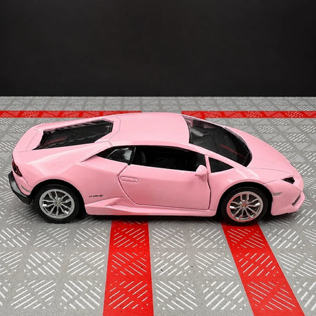 [TOY] 1:36 Lamborghini 2016 Huracan LP610-4 Pink Model Car Die-Cast