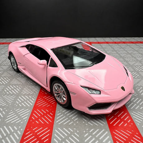 [TOY] 1:36 Lamborghini 2016 Huracan LP610-4 Pink Model Car Die-Cast