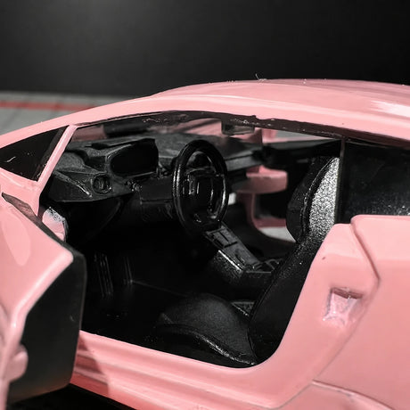 [TOY] 1:36 Lamborghini 2016 Huracan LP610-4 Pink Model Car Die-Cast