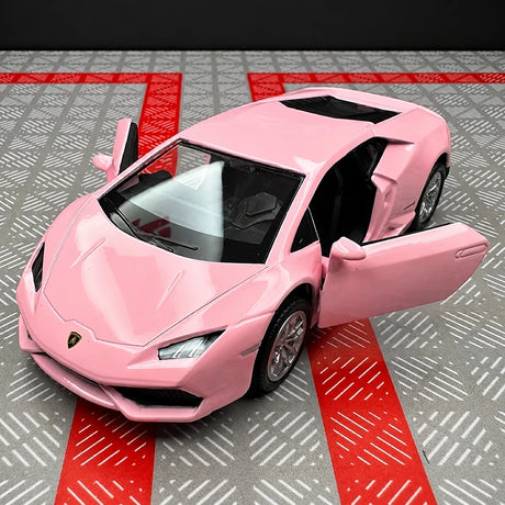[TOY] 1:36 Lamborghini 2016 Huracan LP610-4 Pink Model Car Die-Cast