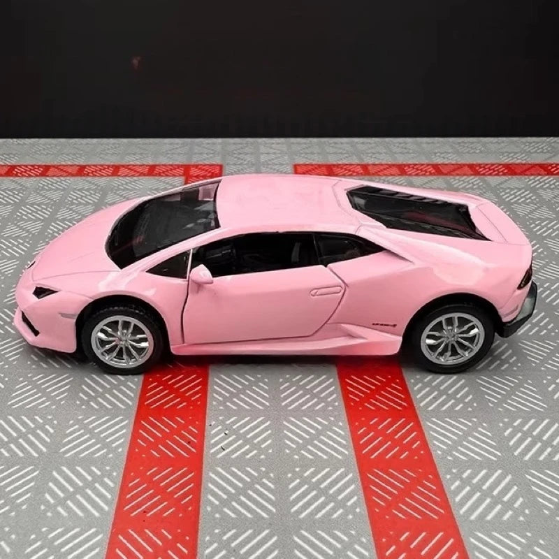 [TOY] 1:36 Lamborghini 2016 Huracan LP610-4 Pink Model Car Die-Cast