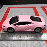 Lamborghini 2016 Huracan LP610-4 rosa 1:36 – modelo de exposição em metal fundido