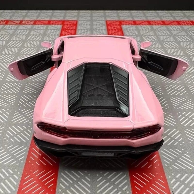 [TOY] 1:36 Lamborghini 2016 Huracan LP610-4 Pink Model Car Die-Cast