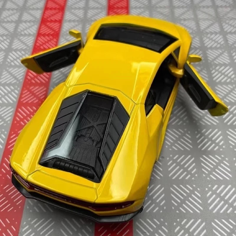 [TOY] 1:36 Lamborghini 2016 Huracan LP610-4 Yellow Model Car Die-Cast