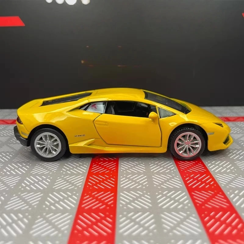 [TOY] 1:36 Lamborghini 2016 Huracan LP610-4 Yellow Model Car Die-Cast