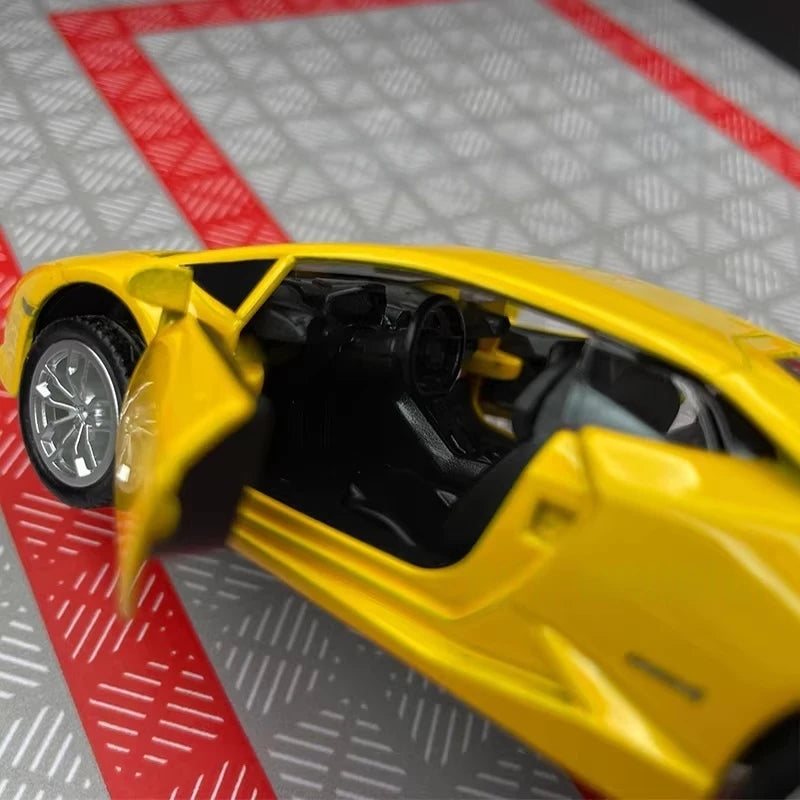 [TOY] 1:36 Lamborghini 2016 Huracan LP610-4 Yellow Model Car Die-Cast
