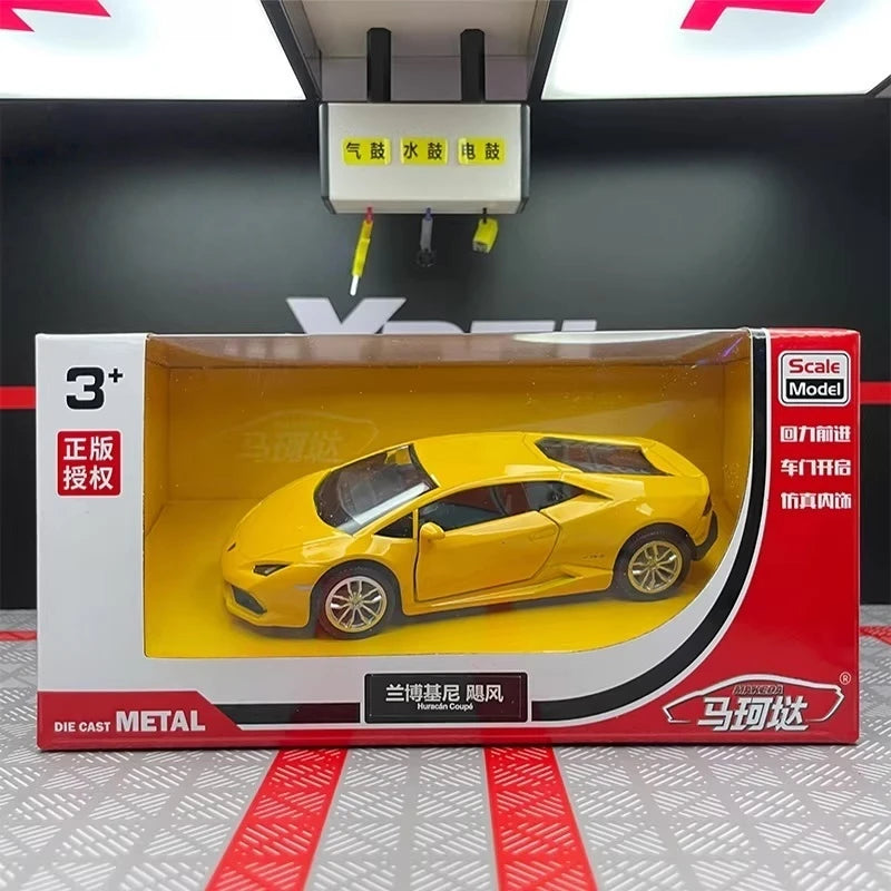[TOY] 1:36 Lamborghini 2016 Huracan LP610-4 Yellow Model Car Die-Cast
