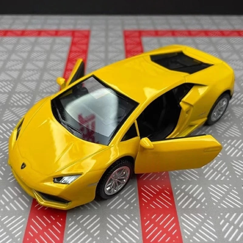 [TOY] 1:36 Lamborghini 2016 Huracan LP610-4 Yellow Model Car Die-Cast