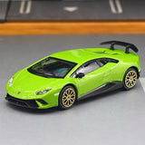 [TOY] 1:36 Lamborghini 2017 Huracan LP640-4 Performante グリーン モデルカー Die-Cast