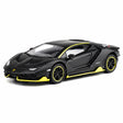 [TOY] 1:36 Lamborghini 2018 Aventador LP780-4 SVJ Black Model Car Die-Cast